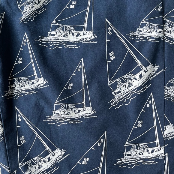 Brooks Brothers Blue Sailboat Bermuda Shorts | Men’s Size 32 - Picture 5 of 8